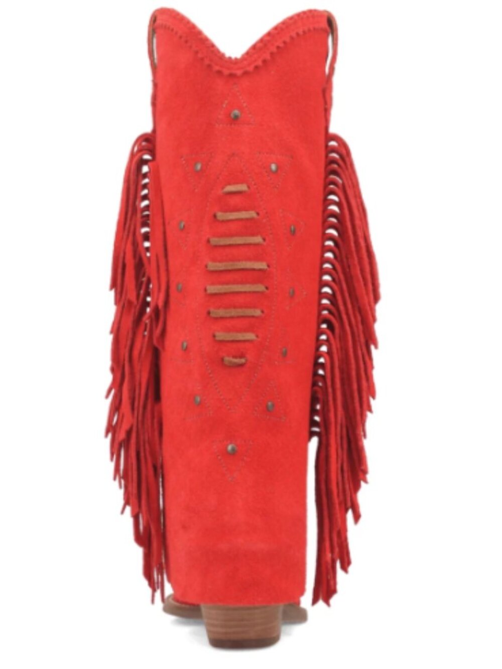 DINGO Suede Spirit Trail Fringe Boots 10T5269 NEW in box Made In Mexico - Picture 11 of 13